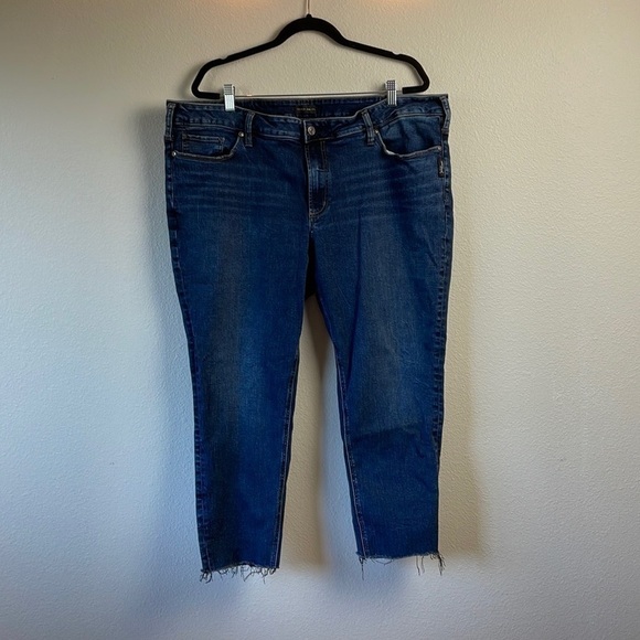 Silver Jeans Denim - Silver Jeans - Suki Skinny Jeans after market cut off (cropped) plus size 24